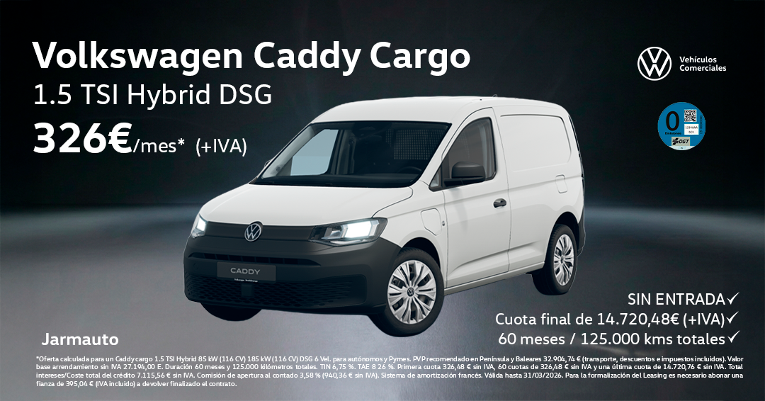 Oferta VW Caddy Marzo 2026