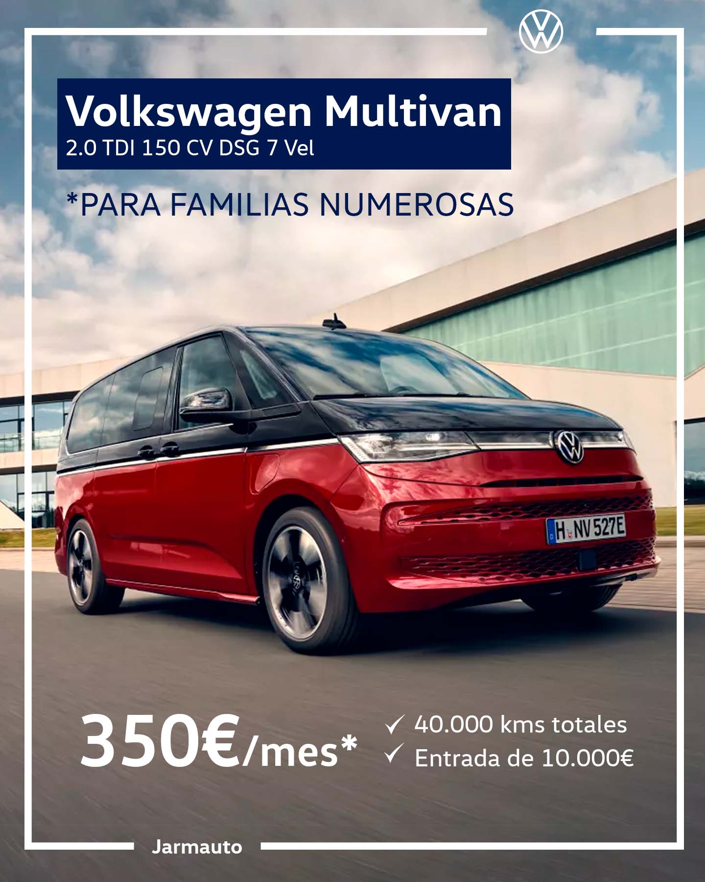 Multivan para familias numerosas